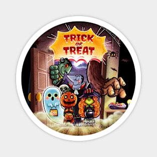 Monster Trick Or Treat Magnet